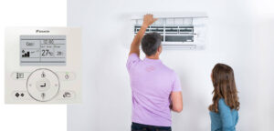 A malfunctioning air conditioning unit emits warm air instead of the expected cool breeze.